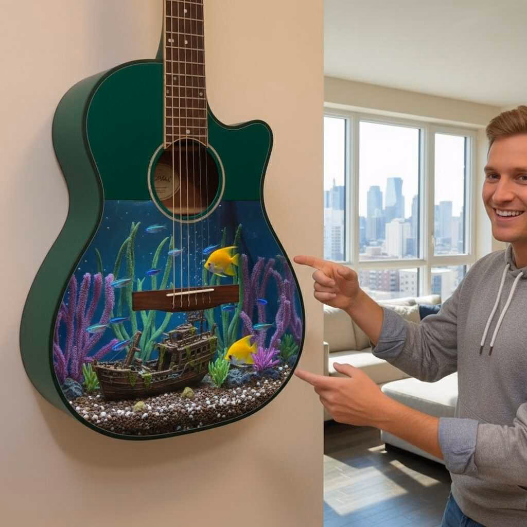 More Than Just Guitar Shaped Aquariums: The ‘Aura-Coustic’ Concept
