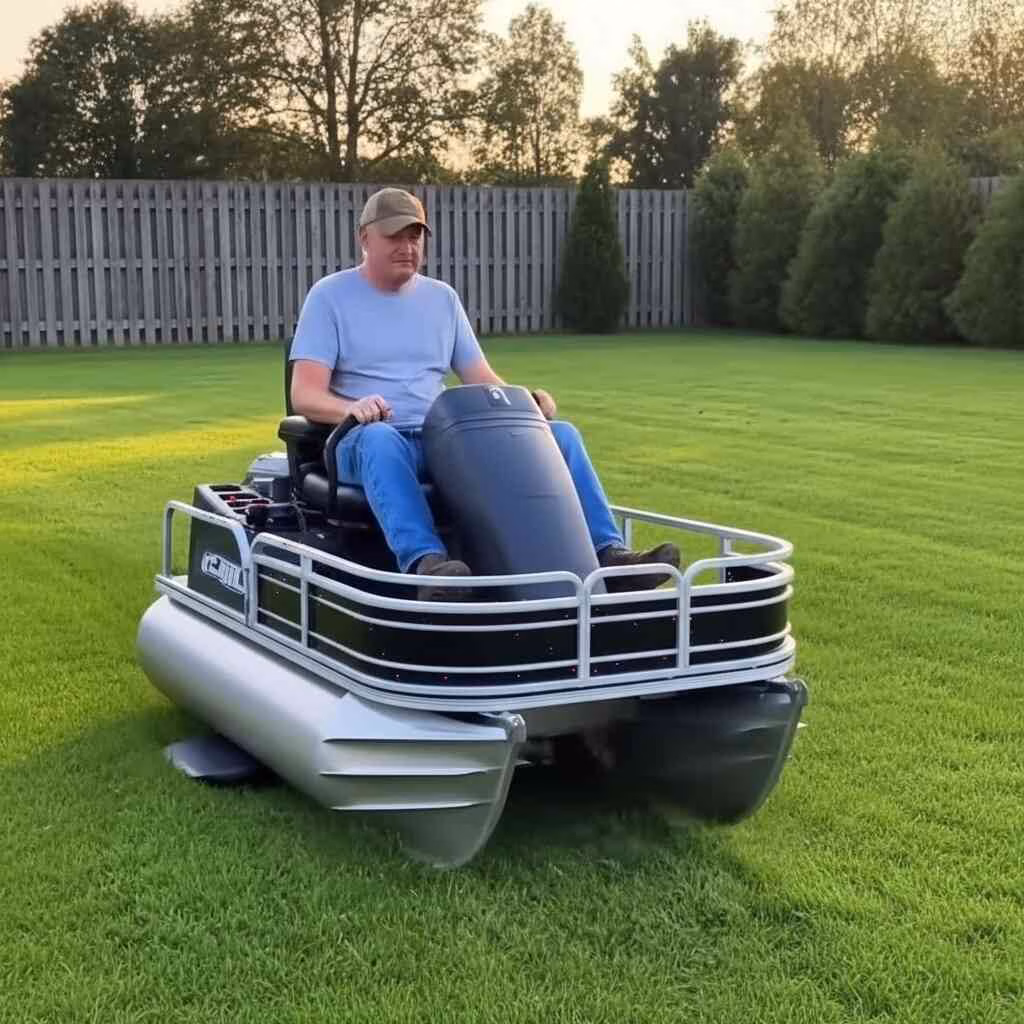 Pontoon Boat Lawn Mowers: The Solution to Impossible Shorelines
